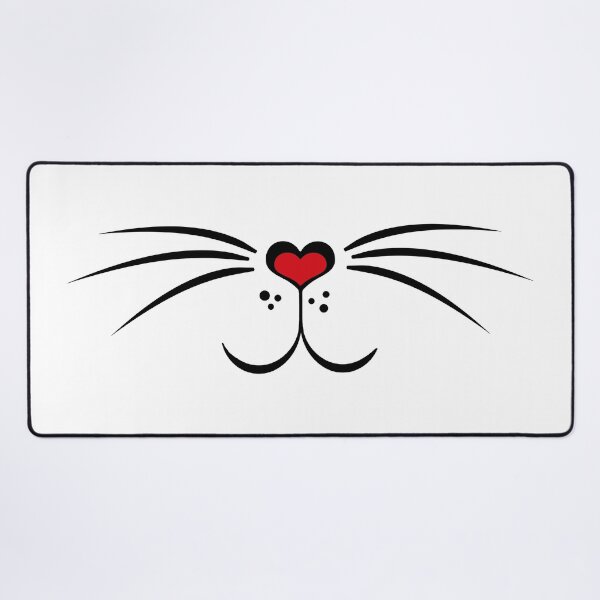 Item preview, Animal face mask cute kitty cat with heart - kitten designed and sold by MadandMean.