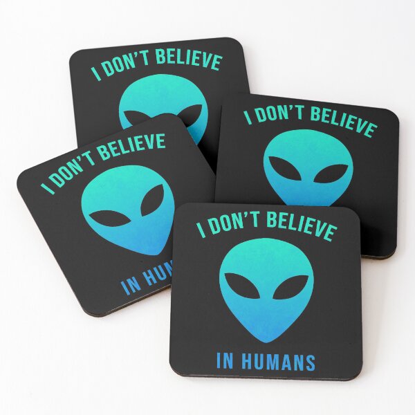 Item preview, I Don't Believe in Humans (Solid Color I) designed and sold by SoulArtLove.
