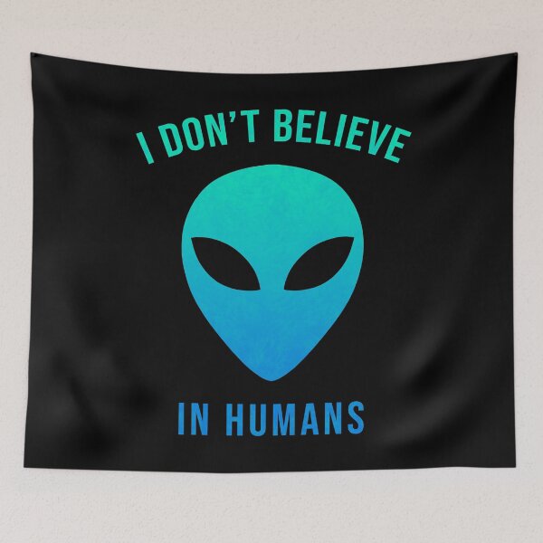 Item preview, I Don't Believe in Humans (Solid Color I) designed and sold by SoulArtLove.