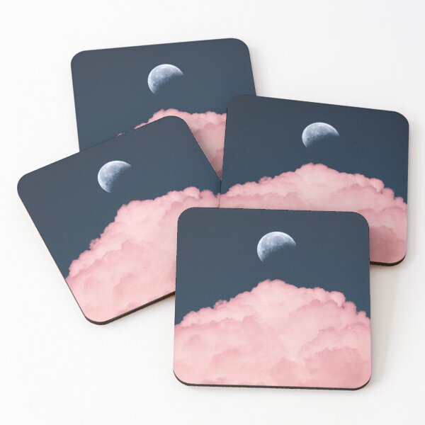 Item preview, Nubes rosadas y la luna designed and sold by Luxxe87.