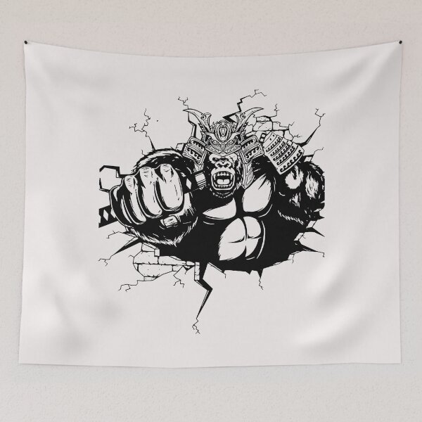 Item preview, Samurai gorilla designed and sold by eiwo87.