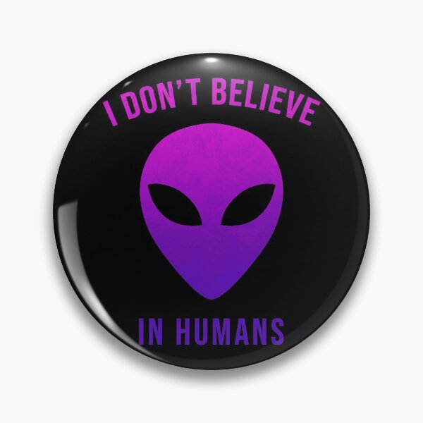 Item preview, I Don't Believe in Humans (Solid Color II) designed and sold by SoulArtLove.