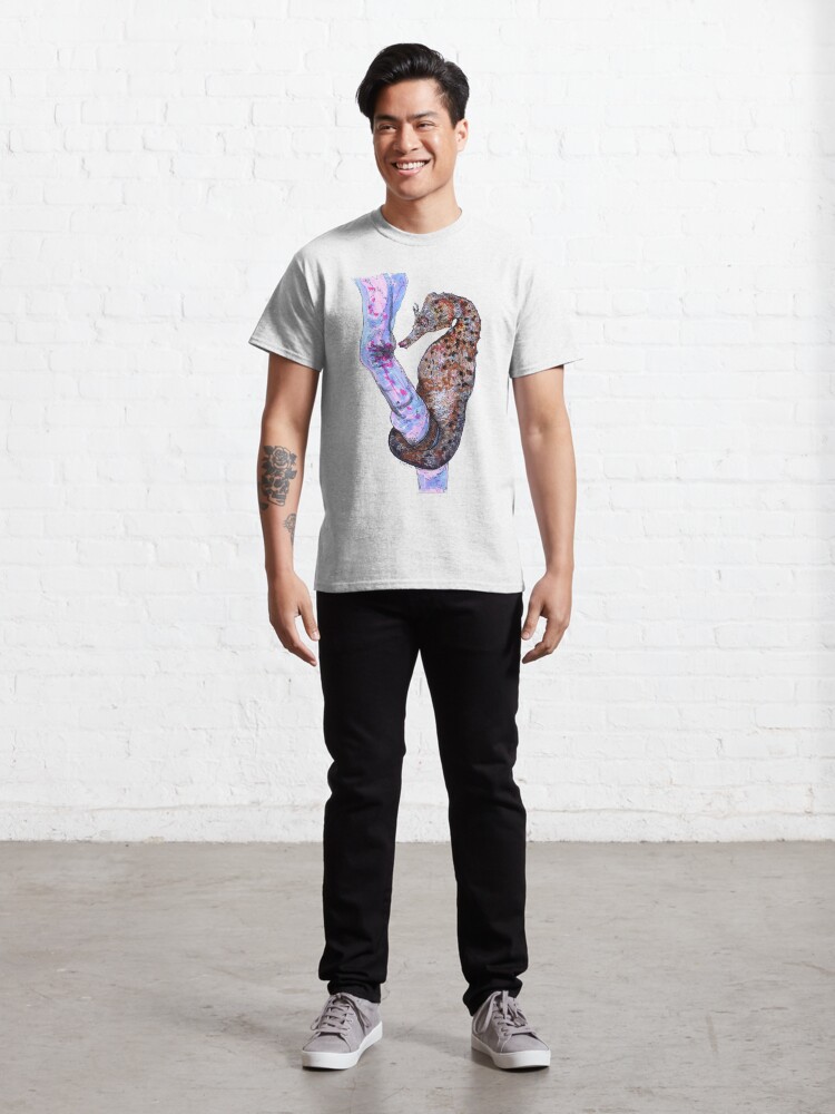 Alternate view of Cass the Seahorse Classic T-Shirt