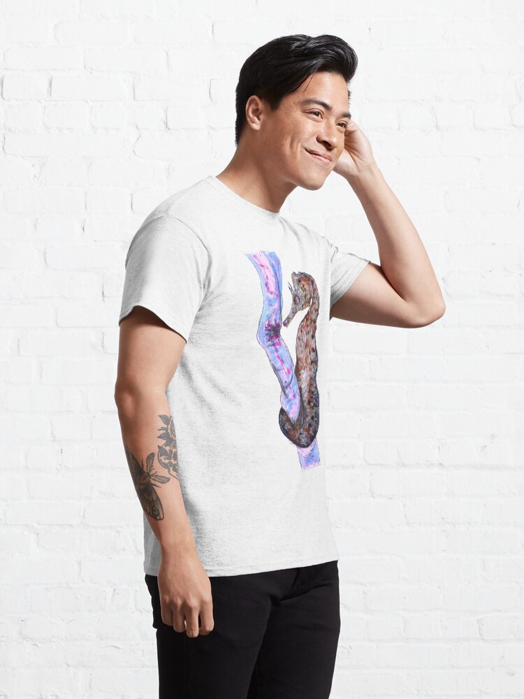 Alternate view of Cass the Seahorse Classic T-Shirt