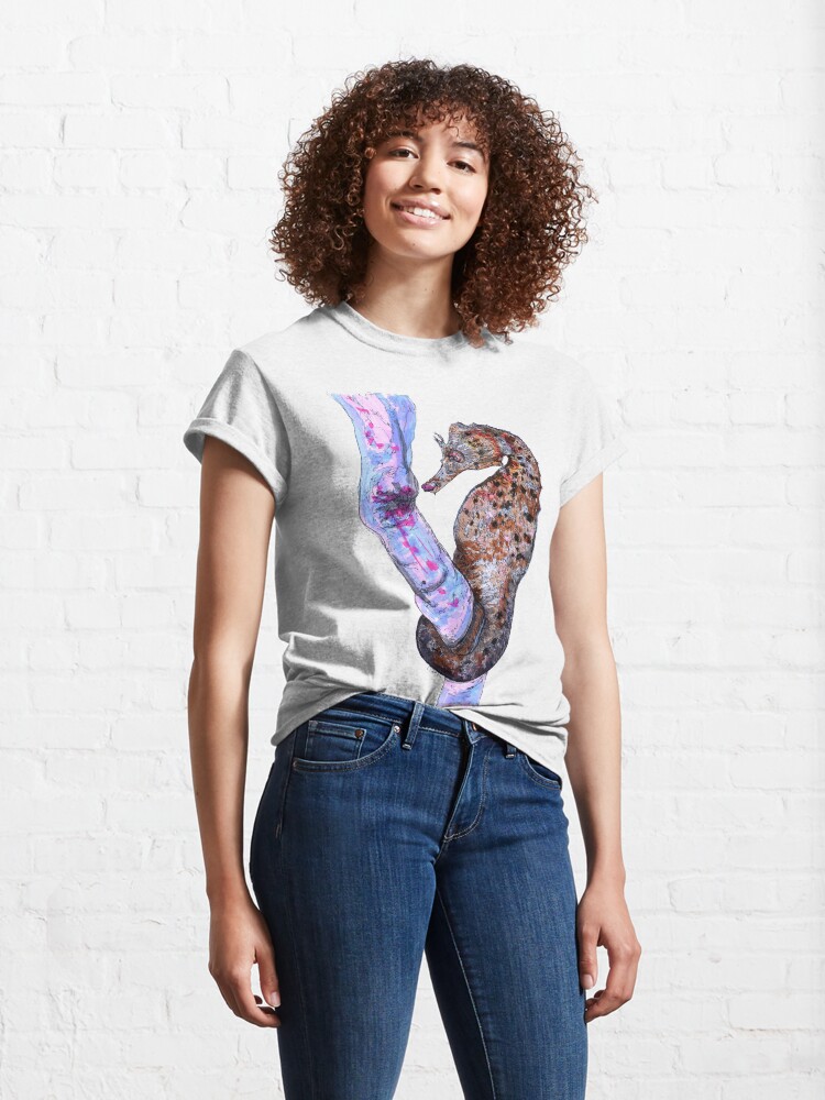 Alternate view of Cass the Seahorse Classic T-Shirt