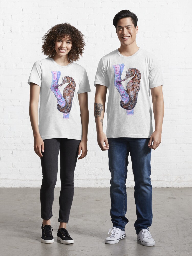Thumbnail 1 of 7, Essential T-Shirt, Cass the Seahorse designed and sold by Wildcard-Sue.