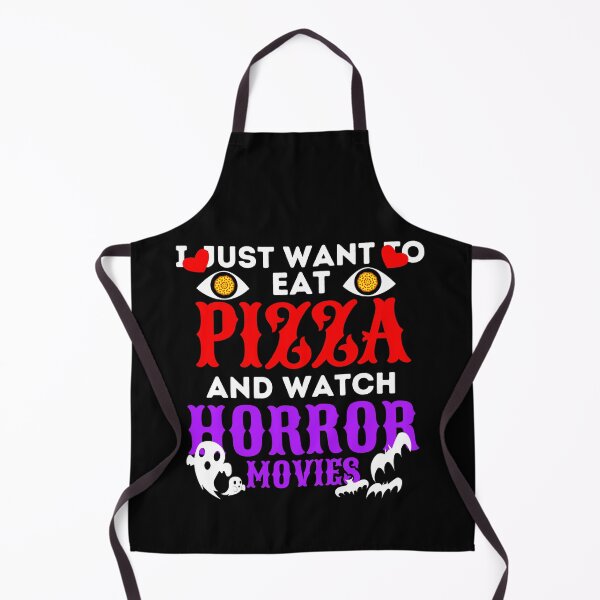 Item preview, i just want to eat pizza and watch horror movies designed and sold by Mixture-DESIGN.