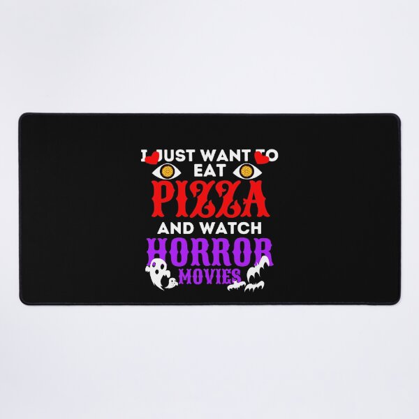 Item preview, i just want to eat pizza and watch horror movies designed and sold by Mixture-DESIGN.