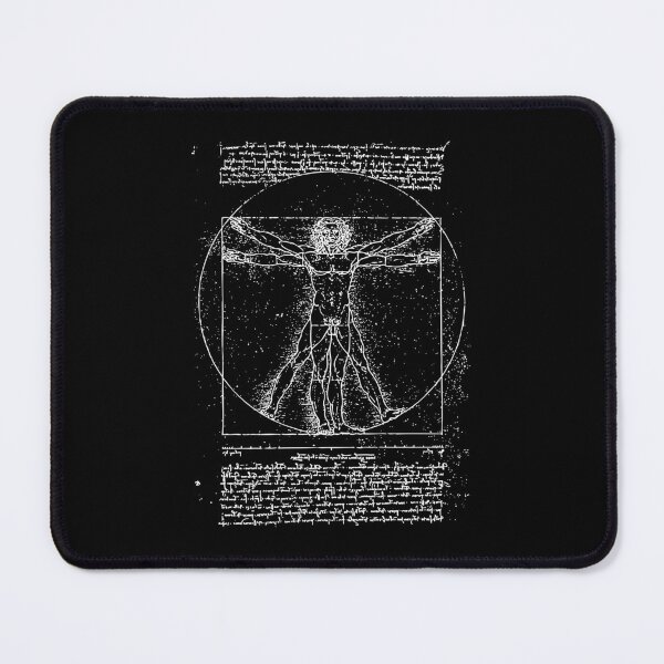 Item preview, The Vitruvian Man (white distressed) designed and sold by siggyspatsky.
