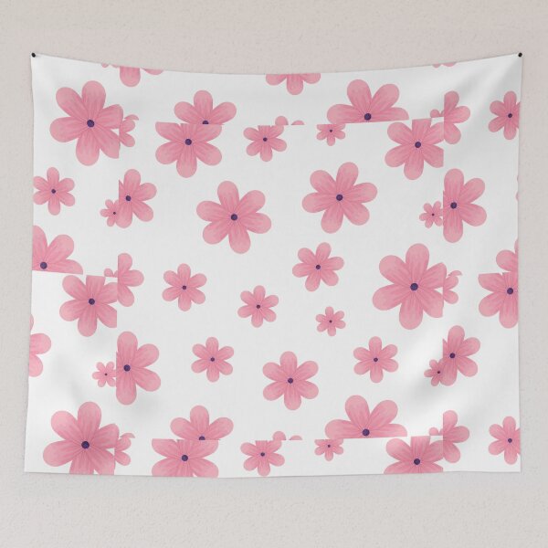 Item preview, pink flowers designed and sold by artbyrosse.