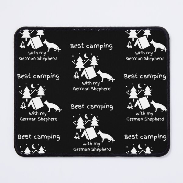 Item preview,  Best camping with my German Shepherd, Shepherd owners, Campers, Hikers, Ramblers,nature lovers, German Shepherd lovers,  designed and sold by allycat57.