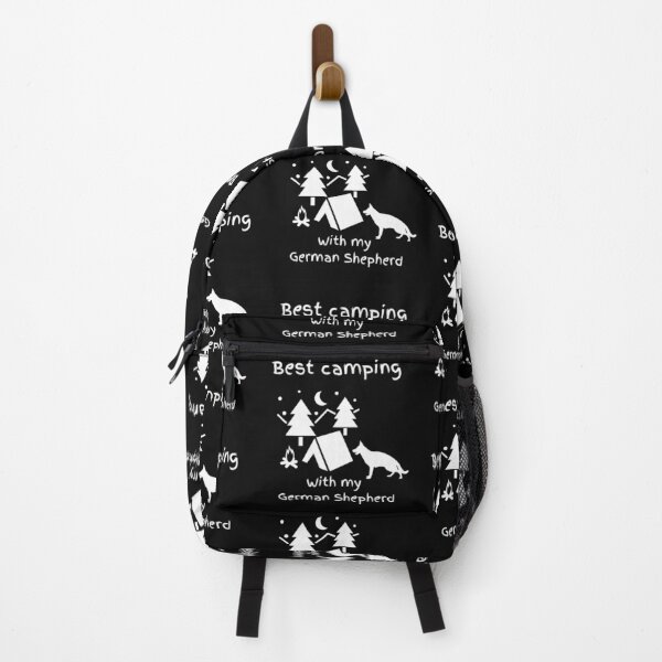 Item preview, Best camping with my German Shepherd, Shepherd owners, Campers, Hikers, Ramblers,nature lovers, German Shepherd lovers, designed and sold by allycat57.