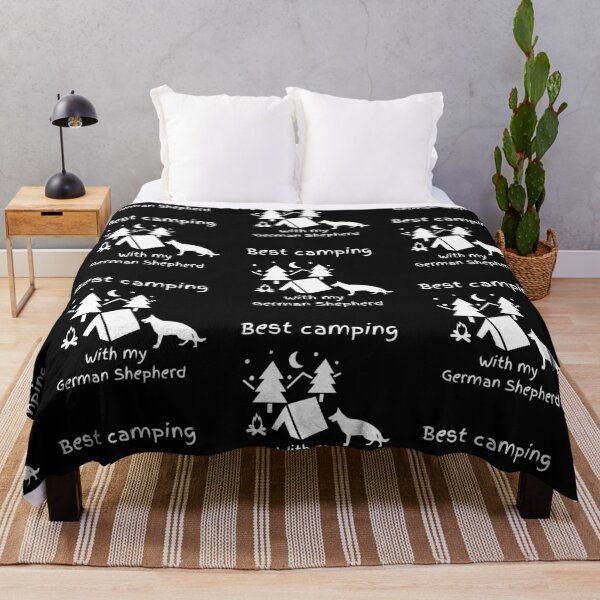 Item preview, Best camping with my German Shepherd, Shepherd owners, Campers, Hikers, Ramblers,nature lovers, German Shepherd lovers, designed and sold by allycat57.