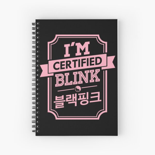 BLINK certificado - BLACKPINK Cuaderno de espiral