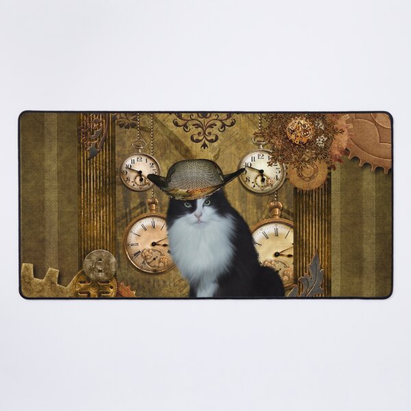 Item preview, Funny cat with steampunk hat designed and sold by nicky2342.