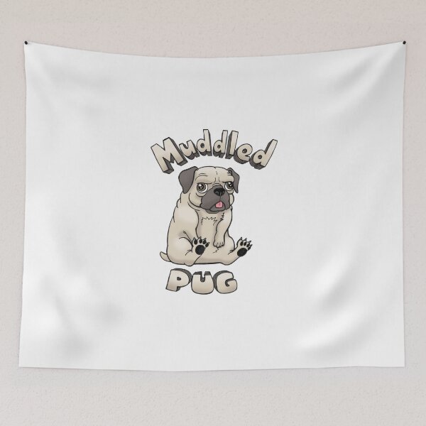 Item preview, Muddled Pug designed and sold by motokir.