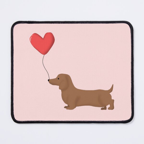 Item preview, Sausage Dog Holding a balloon designed and sold by Chloezzzz.