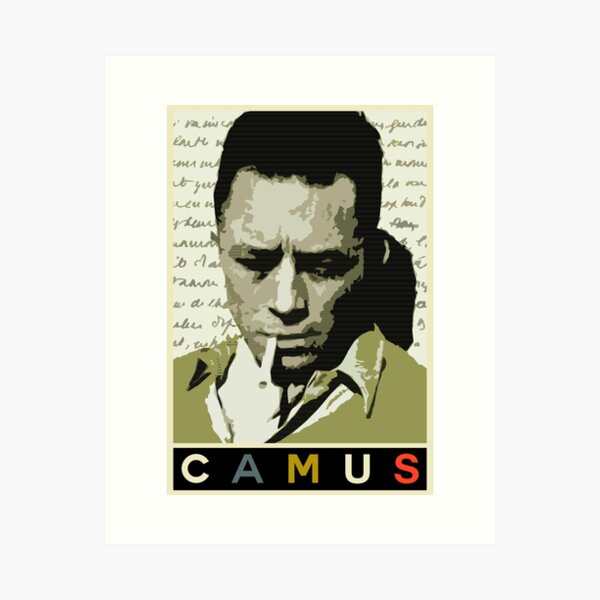 Aperçu de l'œuvre Albert Camus créée et vendue par SUCHDESIGN.