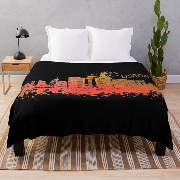 Item preview, Lisbon Watercolor Skyline designed and sold by AwesomeProject.