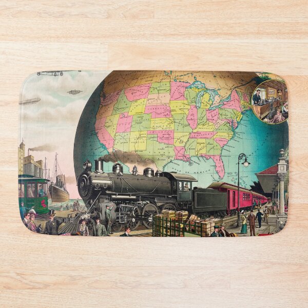 Item preview, Transporte del siglo XX, una cromolitografía de E.S Yate. designed and sold by DarioNelaj.