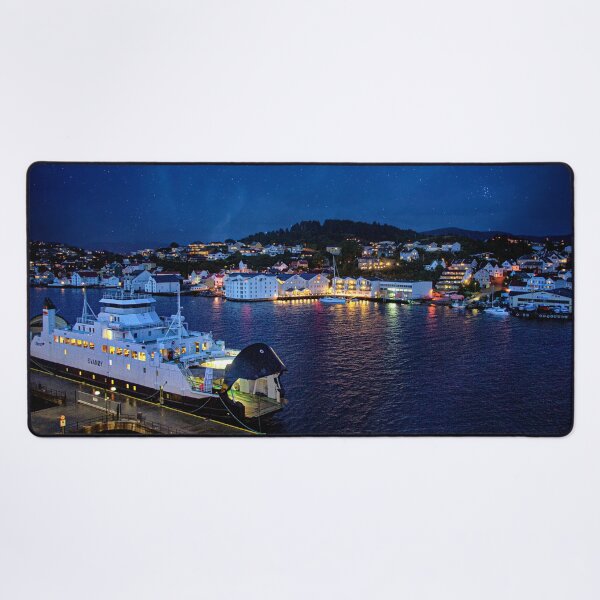 Item preview, Kristiansund at Night - Norway designed and sold by Kathy Weaver.
