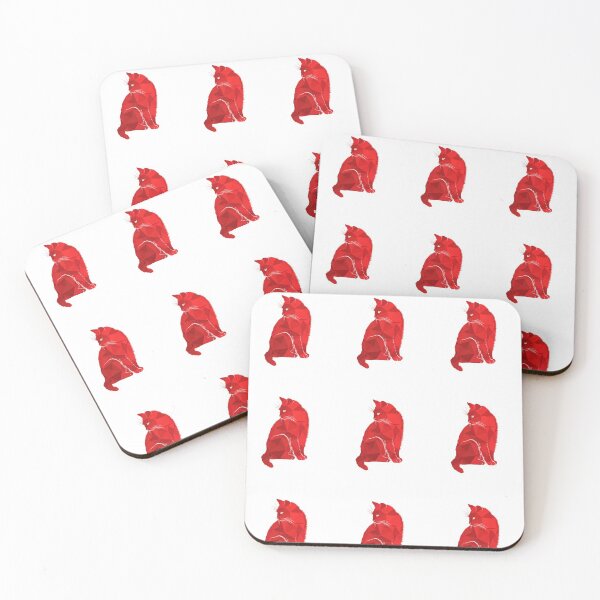 Item preview, Red art cat designed and sold by TheDillen.