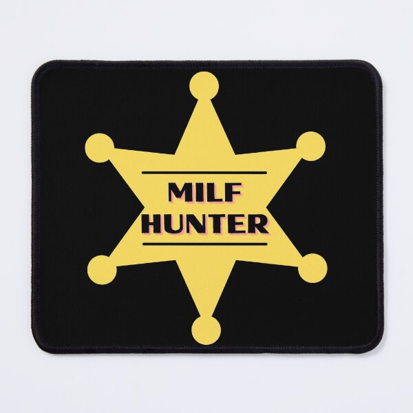 Item preview, MILF Hunter Yellow Badge designed and sold by CaitU.