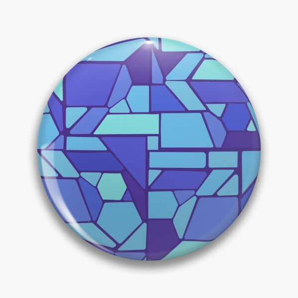 Item preview, Stained glass mosaic blue designed and sold by QuirkyCraftz.