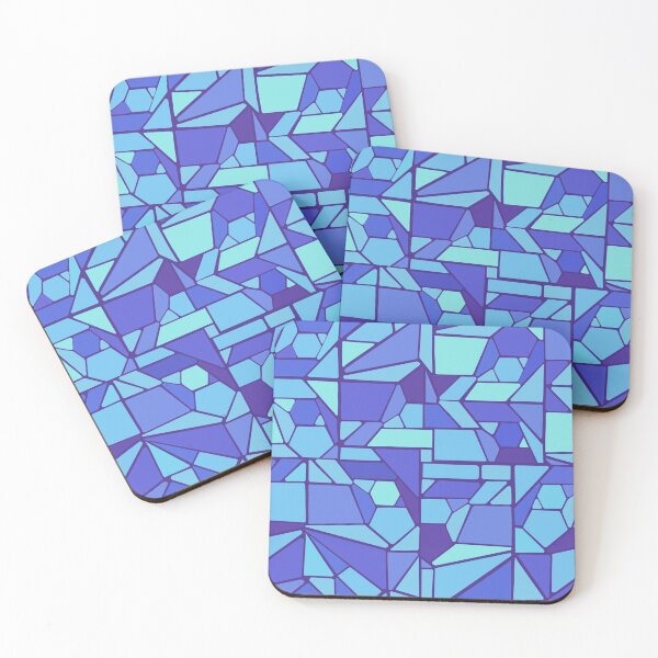 Item preview, Stained glass mosaic blue designed and sold by QuirkyCraftz.