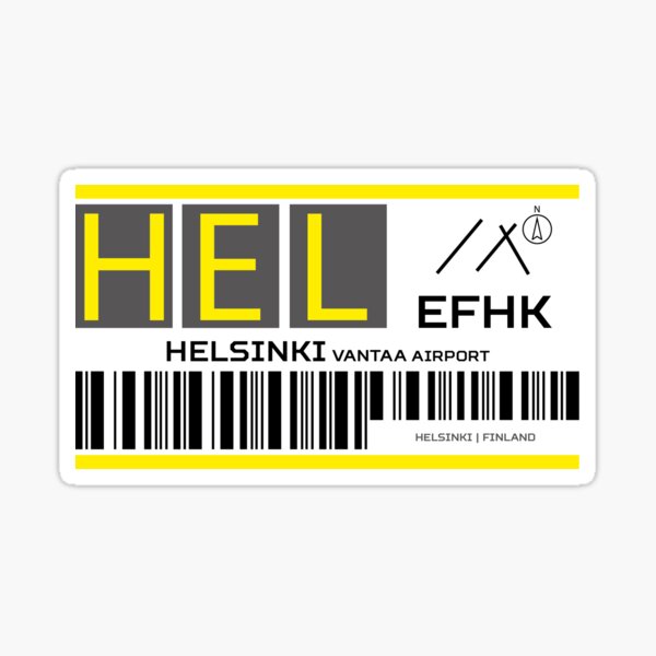 Item preview, Destination Helsinki Airport designed and sold by avionuts.
