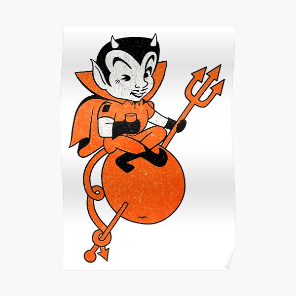 Póster «Logotipo de Orange Julius desaparecido de la década de 1960 con