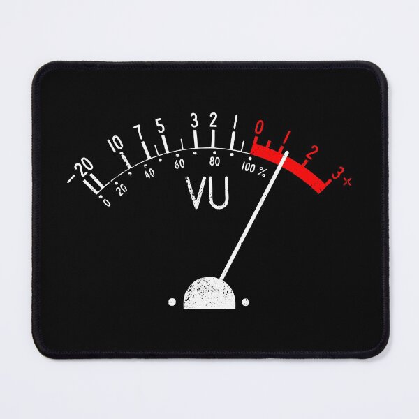 Item preview, Vintage VU Meter (distressed white) designed and sold by siggyspatsky.