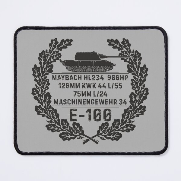 Item preview, German tank E-100 in a wreath of oak leaves designed and sold by FAawRay.