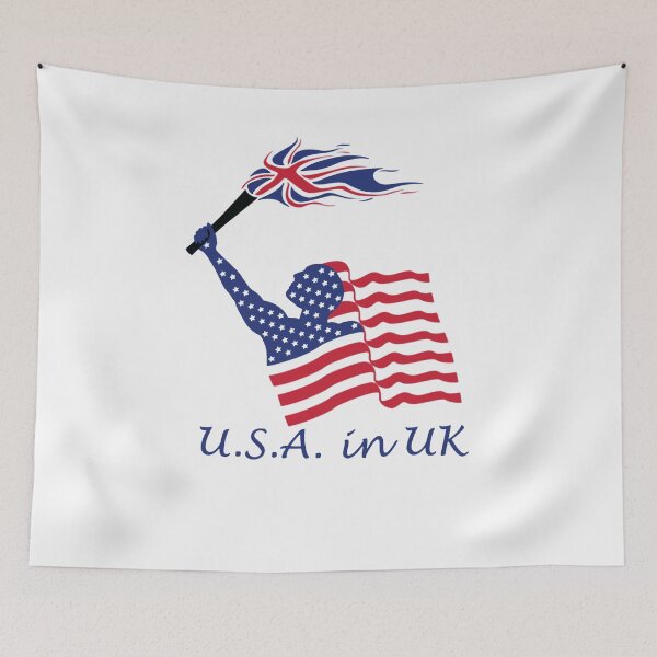 Item preview, USA UK flag designed and sold by Tatumbebo.