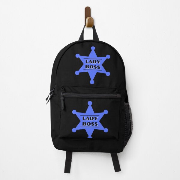 Item preview, Lady Boss Blue Badge - National Boss Day designed and sold by CaitU.