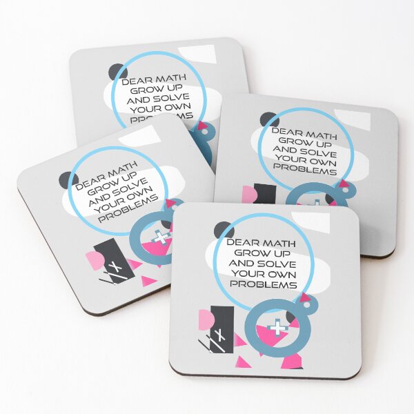 Item preview, Dear math grow up and solve your own problems designed and sold by Rawan Hussien.
