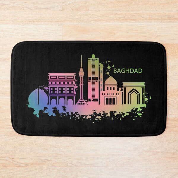 Item preview, Baghdad Watercolor Skyline designed and sold by AwesomeProject.