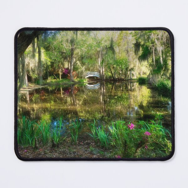 Item preview, The Small White Bridge - Magnolia Plantation and Gardens designed and sold by Kathy Weaver.