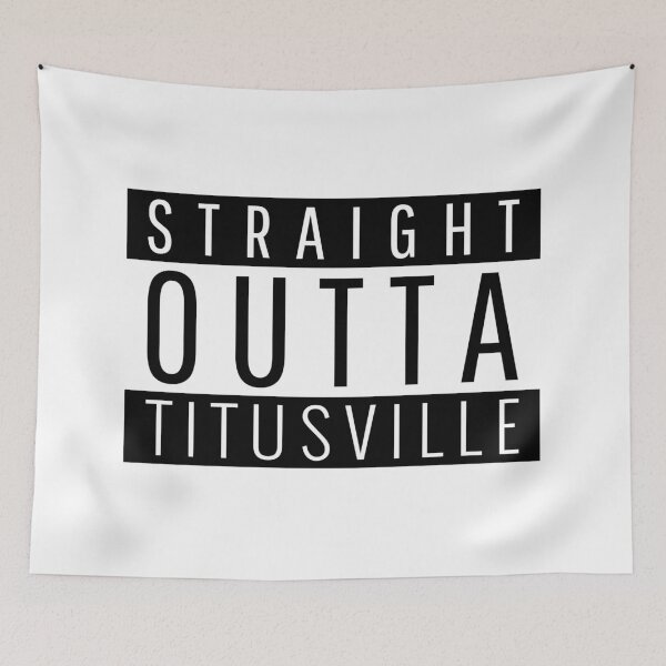 Item preview, Straight Outta Titusville Florida  designed and sold by Teelogic.