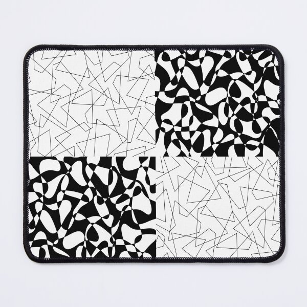 Item preview, Abstract geometric pattern - black and white. designed and sold by K.S ART.
