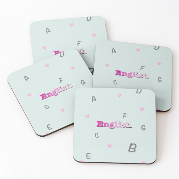 Item preview, Letters and heart English designed and sold by Artifaction.
