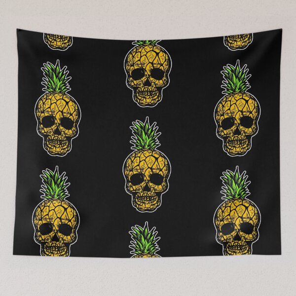 Item preview, Pineapple skull designed and sold by Mila1946.