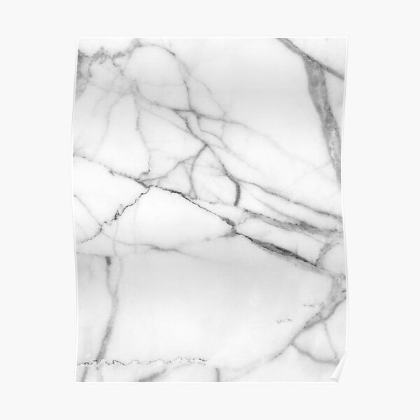 "White and Black marble" Poster for Sale by signuphere Redbubble