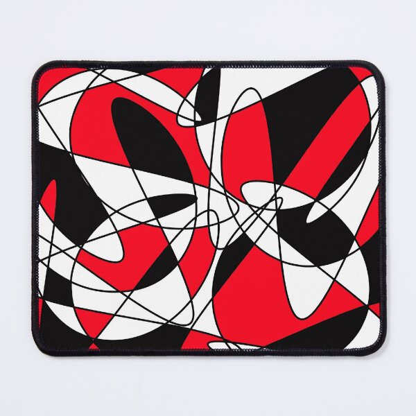 Item preview, Abstract pattern - red, black and white. designed and sold by K.S ART.