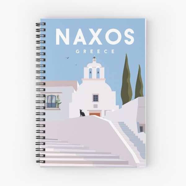 Item preview, Greece Naxos travel poster  designed and sold by Arctic frame studio.