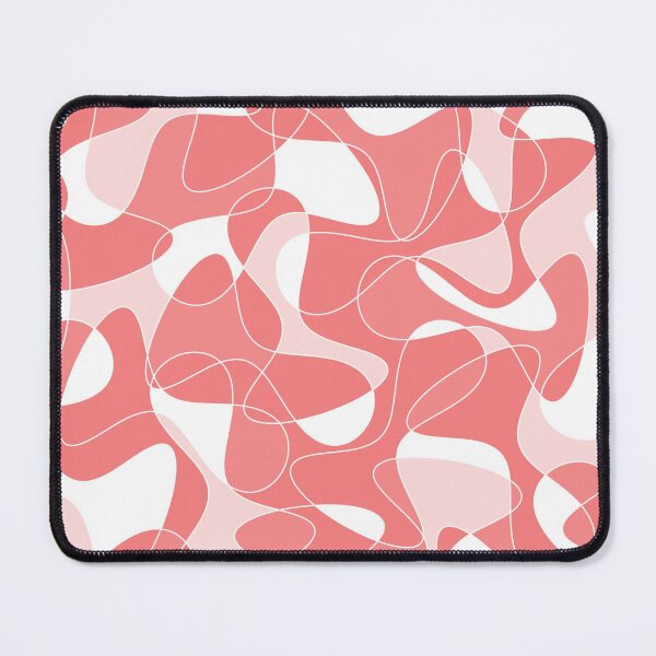 Item preview, Abstract pattern - pink and white. designed and sold by K.S ART.