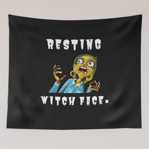 Item preview, Resting Witch Face. designed and sold by 2-Of-A-Kind.