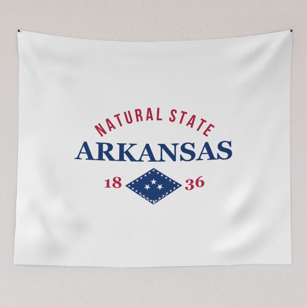 Item preview, Arkansas Pride Native Home Natural State  designed and sold by The Junto Shop.