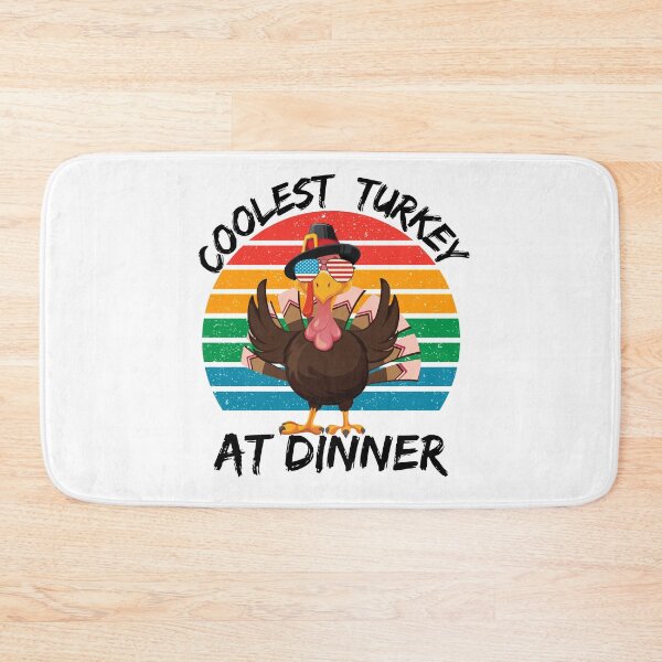 Item preview, COOLEST TURKEY, AT DINNER, GRATEFUL, BLESSED, BOUNTIFUL THANKSGIVING, TURKEY DINNER, designed and sold by R B Chrystal.