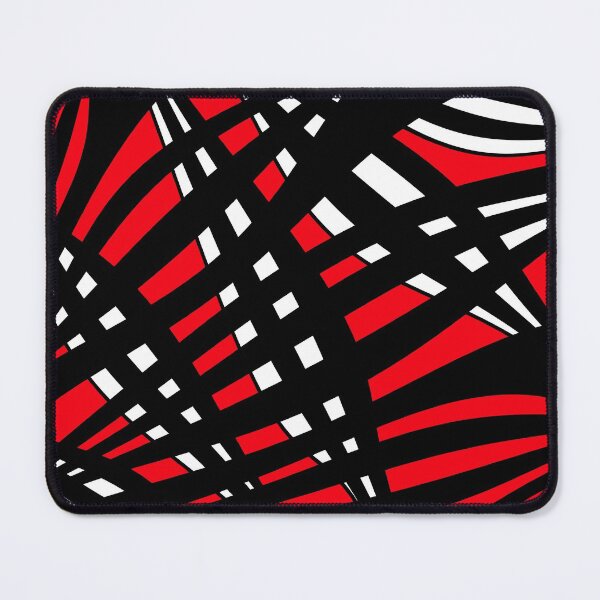 Item preview, Abstract pattern - red, white and black. designed and sold by K.S ART.